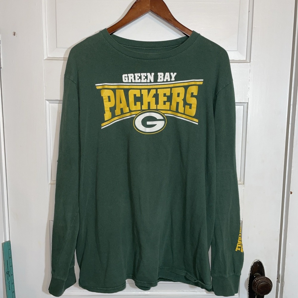 Long sleeve green‎ Green Bay Packers tshirt